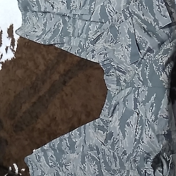 Mens 36 Short trousers utility Air Force US Military green and gray - Picture 3 of 7